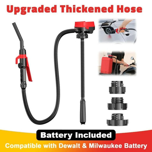 🔥LAST DAY 49% OFF-Portable Cordless Fuel Transfer Pump – Quick & Easy Fueling for Cars, Generators, Lawn Mowers | DeWalt 20V & Milwaukee 18V Compatible