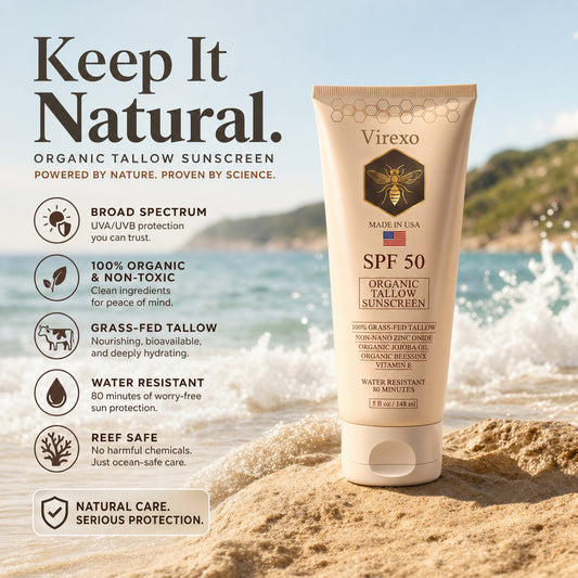 🔥2026 Hot New Release ：Virexo Organic Tallow Sunscreen