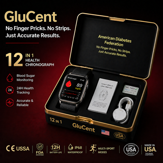 🔥Final 2 Hours – Limited Stock Left🏆GluCent™ Non-Invasive Smart Blood Sugar Tracking Device 99.9% Accuracy (Mayo Clinic Recommended)