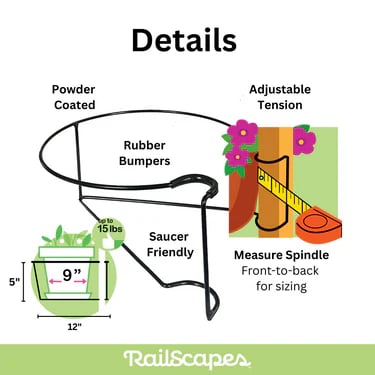 49% OFF Today ✨ Balcony Planter Clips — No Tools Needed 🪴
