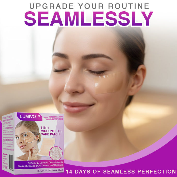 LUMIVO® 3-in-1 Microneedle Anti-Aging Patch