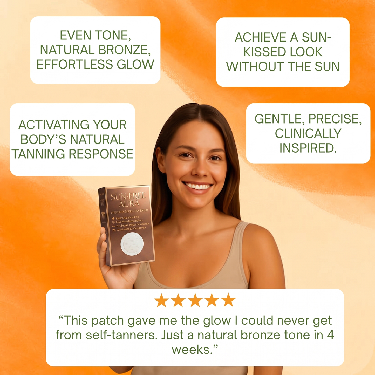 LUMIVO™ Sun-Free Aura Transdermal Tanning Patch✨ 10-Minute Natural Glow ☀️ Lasts Up to 14 Days