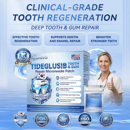 LUMIVO® 🦷 Tideglusib Oral Strips 💡 Fast-Dissolving Tooth & Gum Care for Stronger, Healthier Smiles 😁