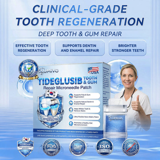 LUMIVO® 🦷 Tideglusib Oral Strips 💡 Fast-Dissolving Tooth & Gum Care for Stronger, Healthier Smiles 😁