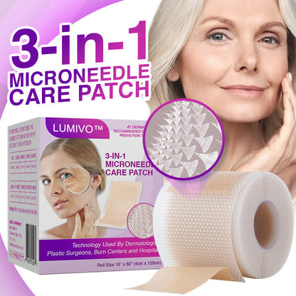 LUMIVO® 3-in-1 Microneedle Anti-Aging Patch
