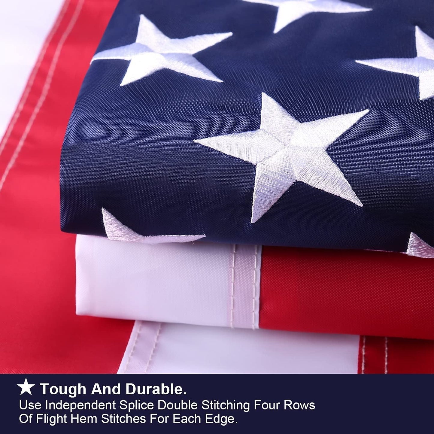 🔥 Last Chance! 50% OFF – 2026 Premium Embroidered American Flag  Celebrate Freedom with Stars that Shine!