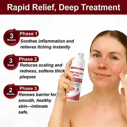 Beef Tallow Spray for Itchy, Flaky Psoriasis Skin