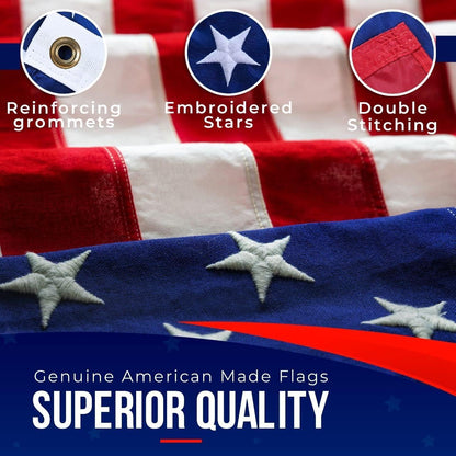 🔥 Last Chance! 50% OFF – 2026 Premium Embroidered American Flag  Celebrate Freedom with Stars that Shine!