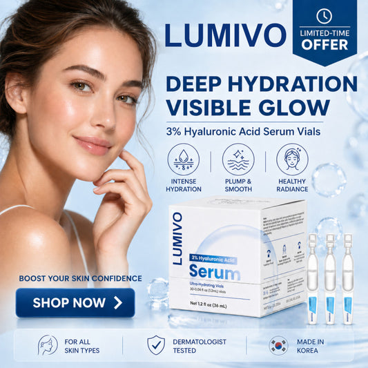 ✨LUMIVO 3% Hyaluronic Acid Ultra Hydrating Serum