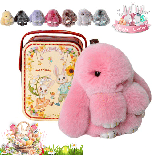 🏆Only $7.99Last Day Promotion!f 🐰 Handmade Soft Bunny Charms
