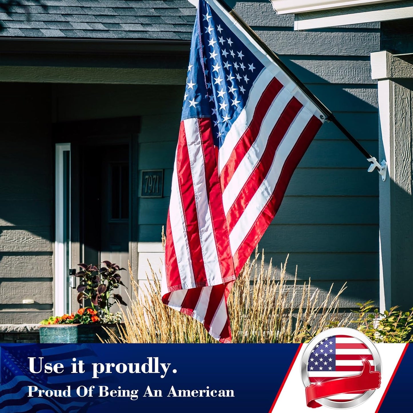 🔥 Last Chance! 50% OFF – 2026 Premium Embroidered American Flag  Celebrate Freedom with Stars that Shine!