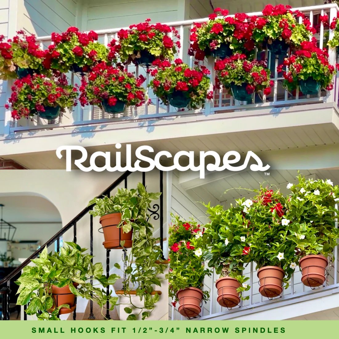 49% OFF Today ✨ Balcony Planter Clips — No Tools Needed 🪴