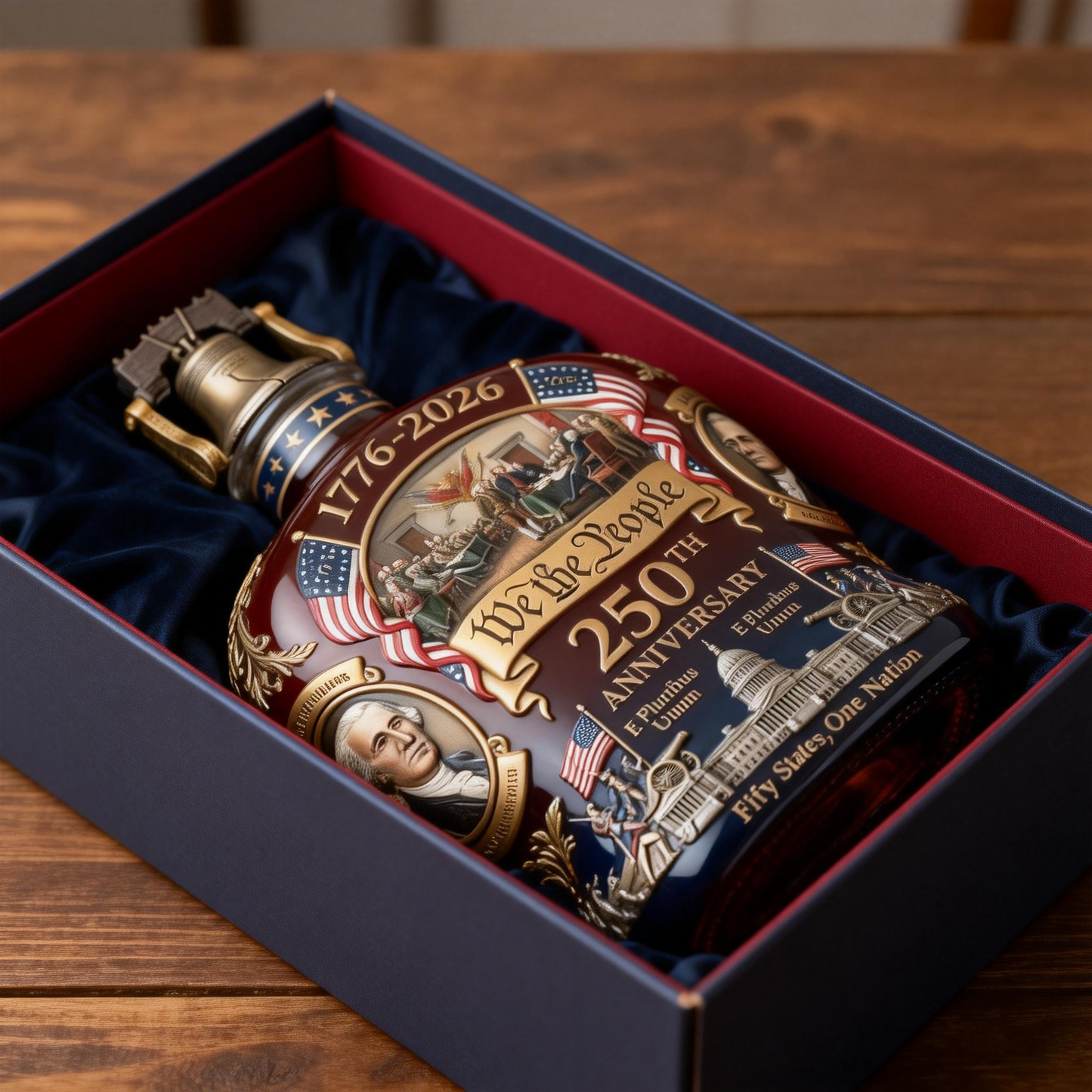 🎊New Year 60% OFF-U.S. 250th Anniversary Commemorative Whiskey Bottle