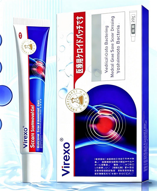 Silicone Scar Gel for Old & New Scars — Fast-Absorbing Care for Acne, Surgical, Burn & Stretch Marks
